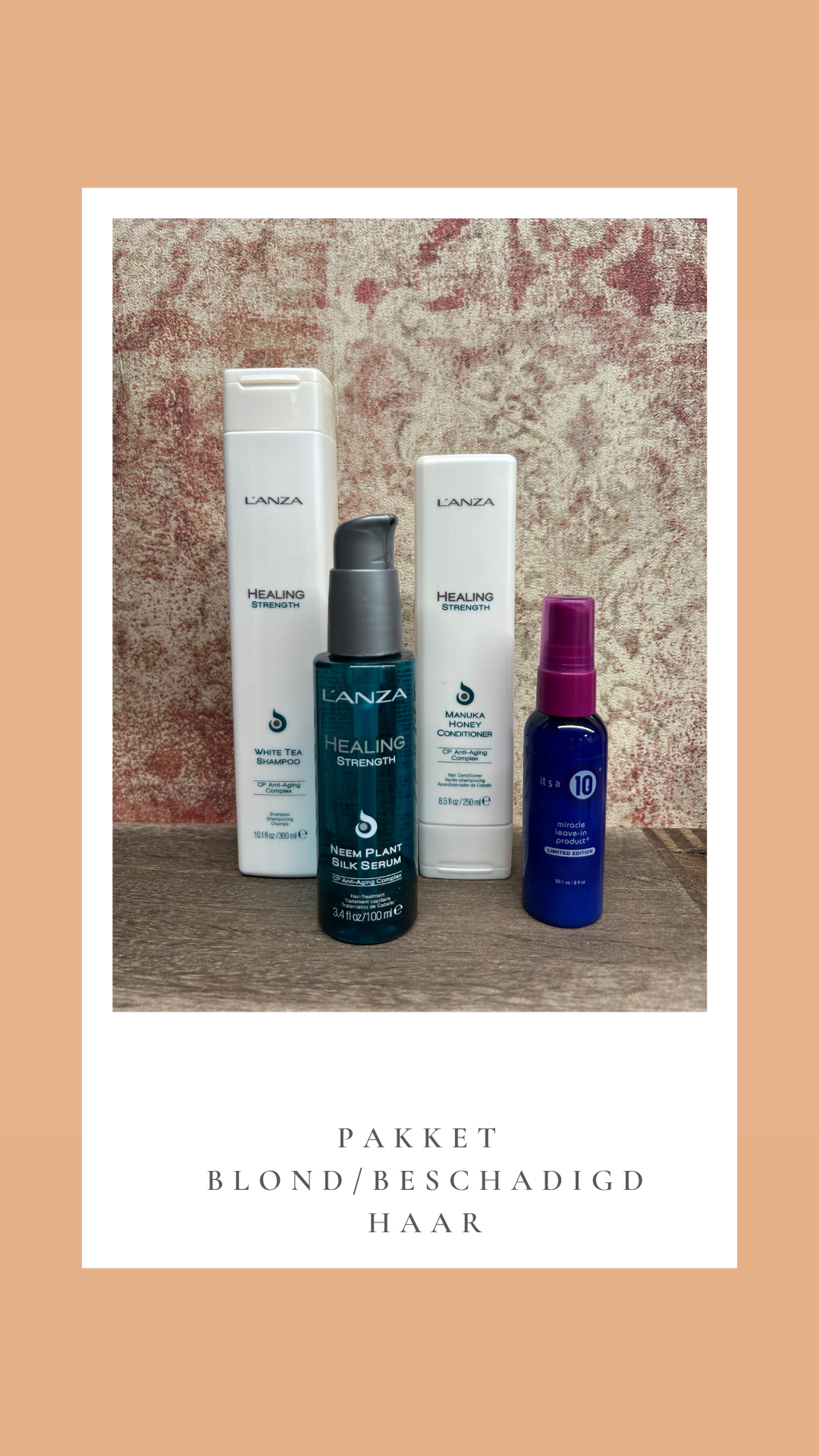 Pakketje blond/beschadigd haar
