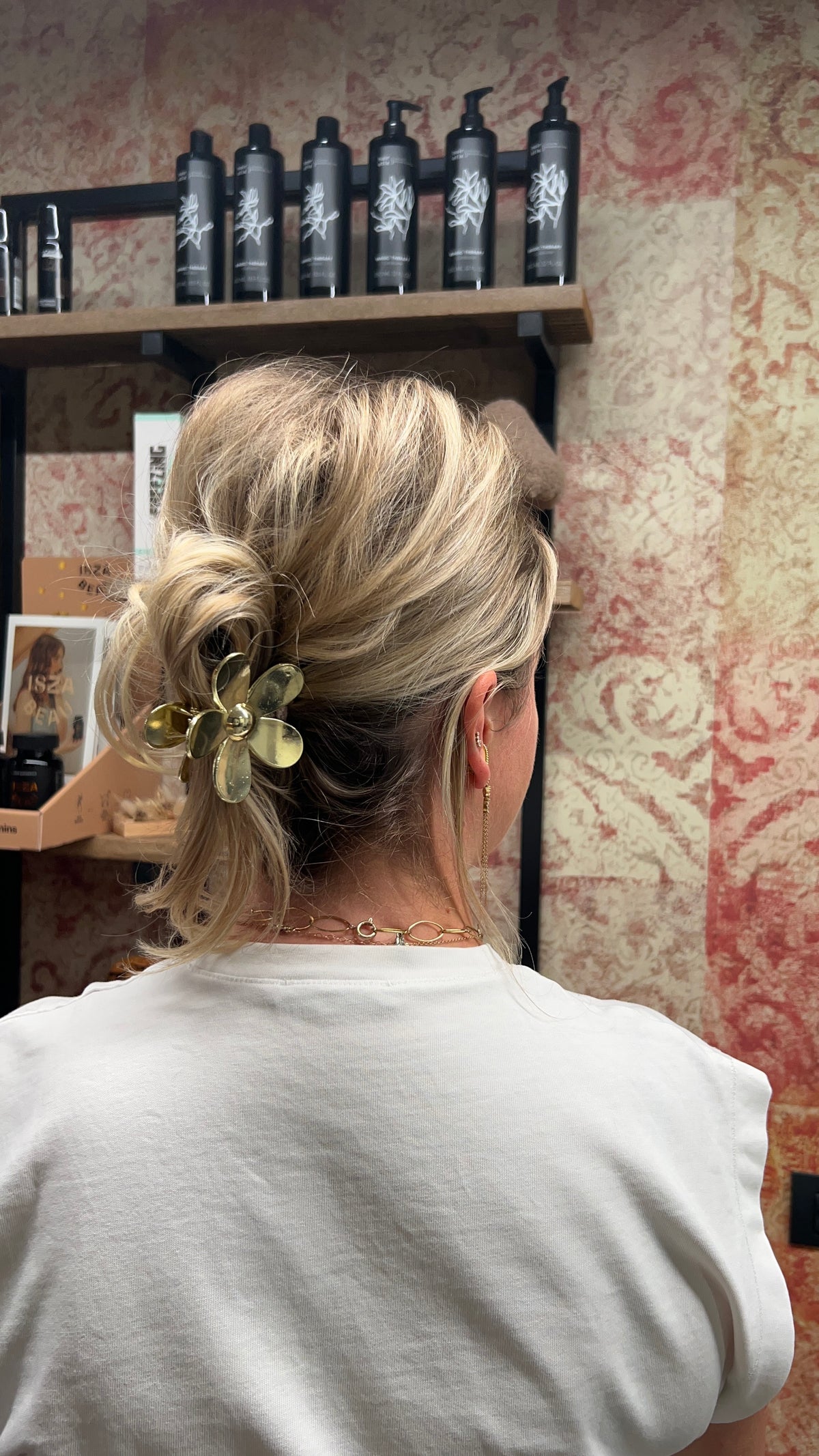 Gouden dichte haarklem