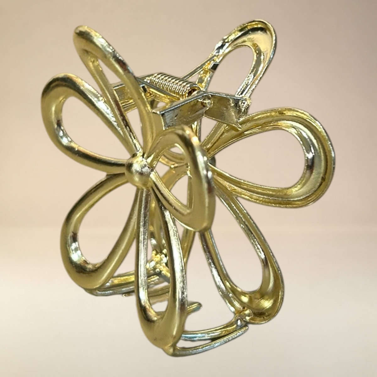 Gouden bloemen klem