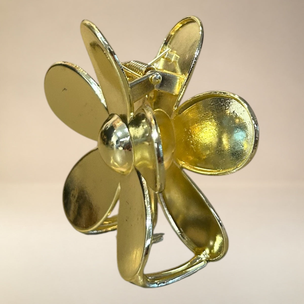 Gouden dichte haarklem